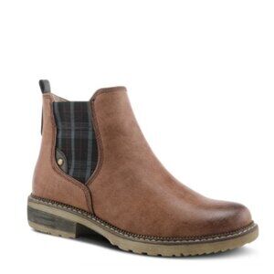 New - Spring Step Relife Nonia Bootie - Tan Leather